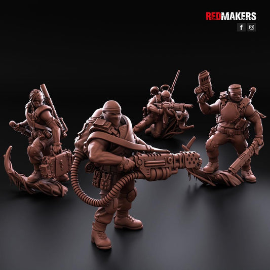 Red Makers Jungle Fighters Command Squad (Custom Order) - product image 2 of 10