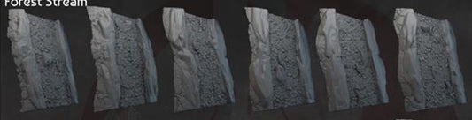 Dark Realms Evergreen Wilds - Forest Stream Tiles - Printed on FDM Bambu Lab X1 Carbon (Custom Order) - product image 2 of 4