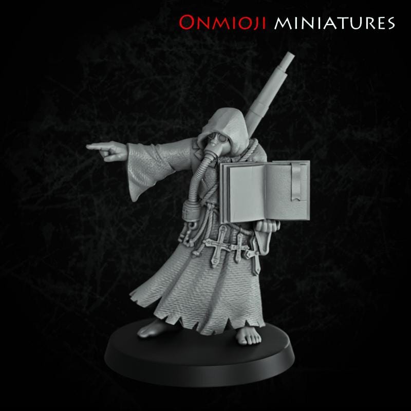 Onmioji Miniatures Fanatic Preacher - Trench Crusade Compatible (Custom Order) - product image