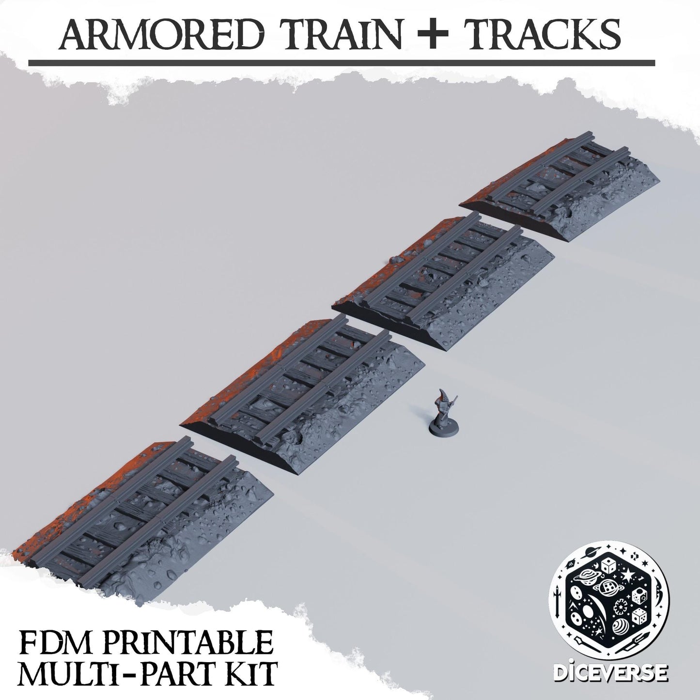 Diceverse Trench Terrain: Armored Train - Trench Compatible (Custom Order) - product image 8 of 8
