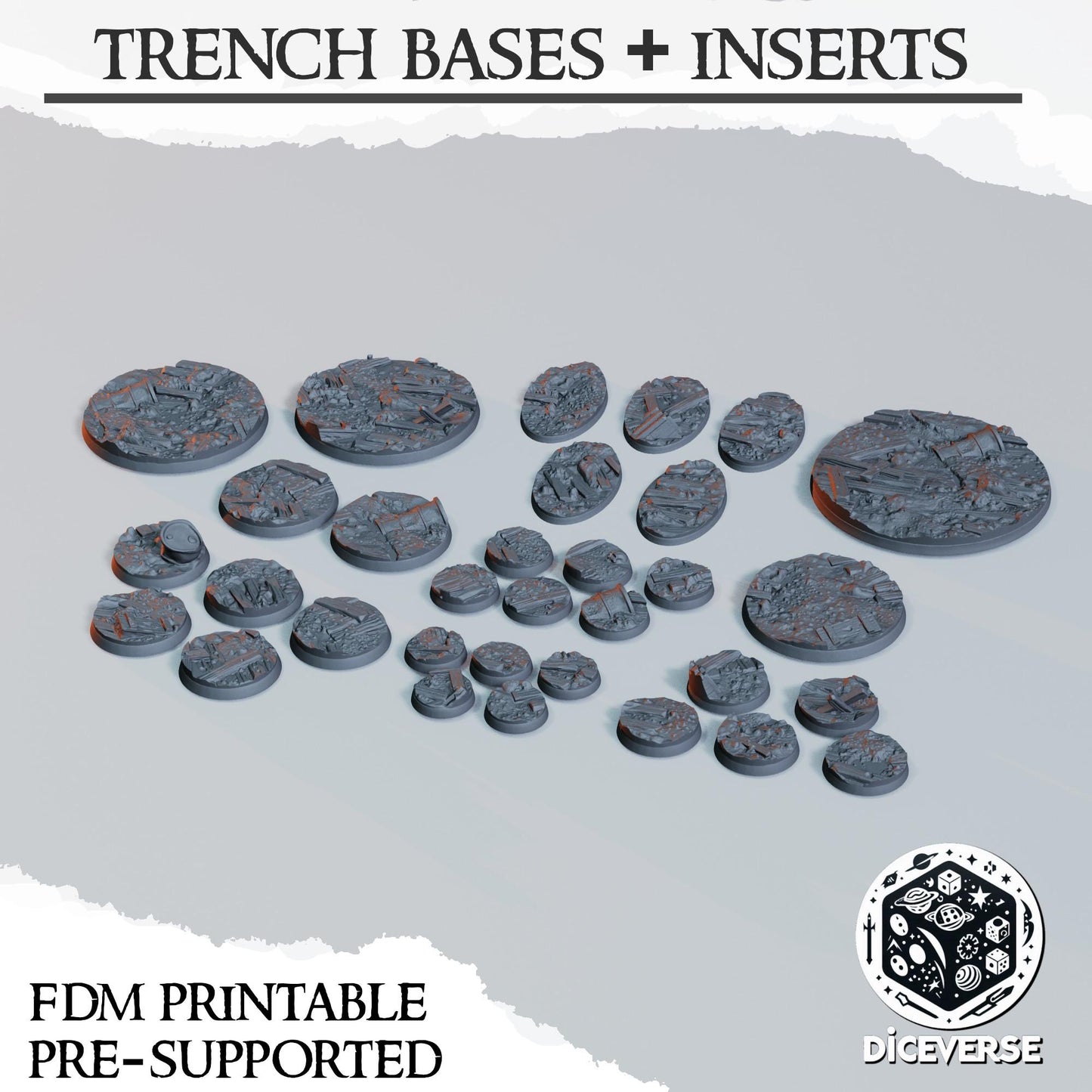Diceverse Trench Bases - Trench Compatible (Custom Order) - product image