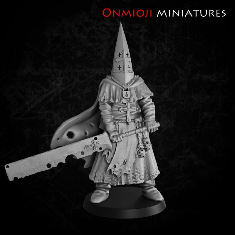 Onmioji Miniatures Fanatic with Sword - Trench Crusade Compatible (Custom Order) - product image