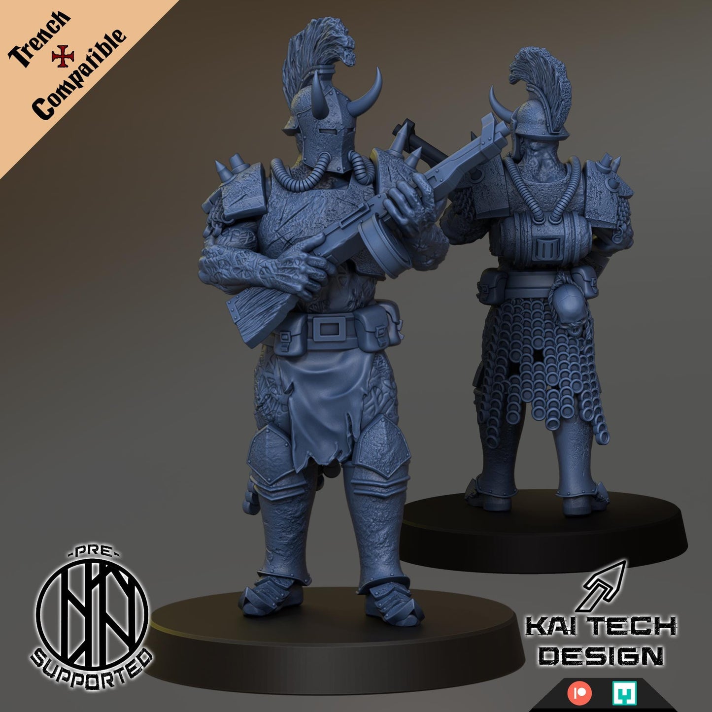 Kaitech Heretics Anointed Knight SMG - Trench Compatible (Custom Order) - product image