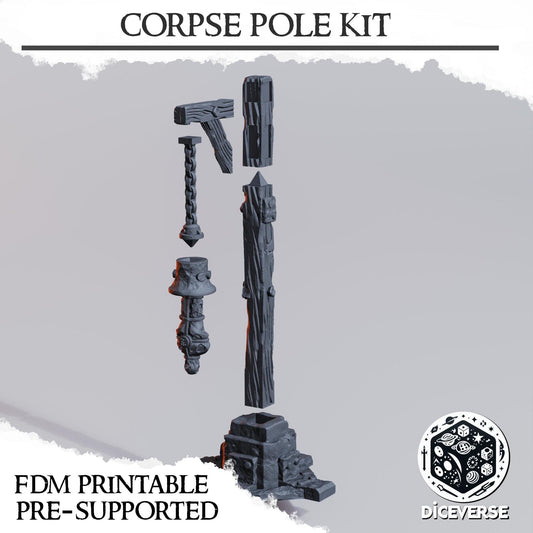 Diceverse Trench Terrain: Corpse Pole Kit - Trench Compatible (Custom Order) - product image 2 of 3