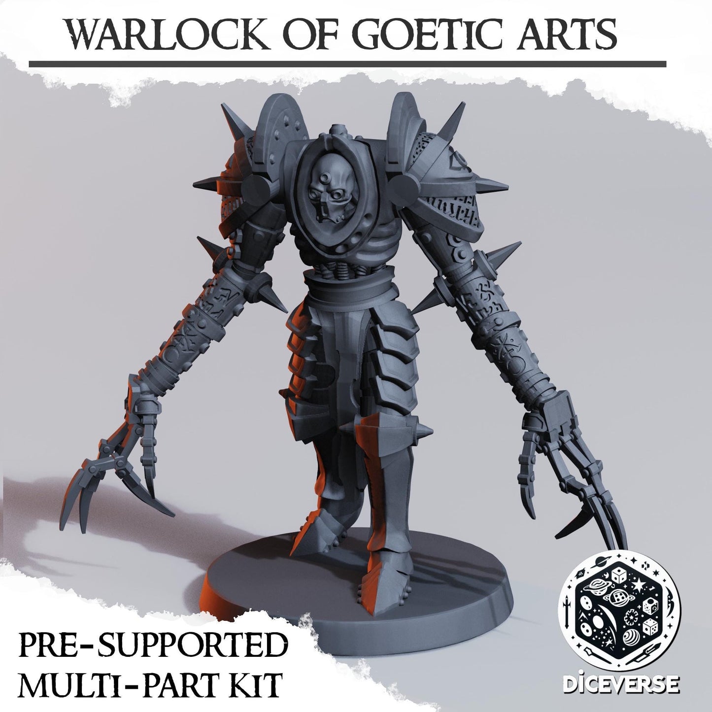 Diceverse Warlock of Goetic Arts Kit - Trench Compatible (Custom Order) - product image 5 of 5