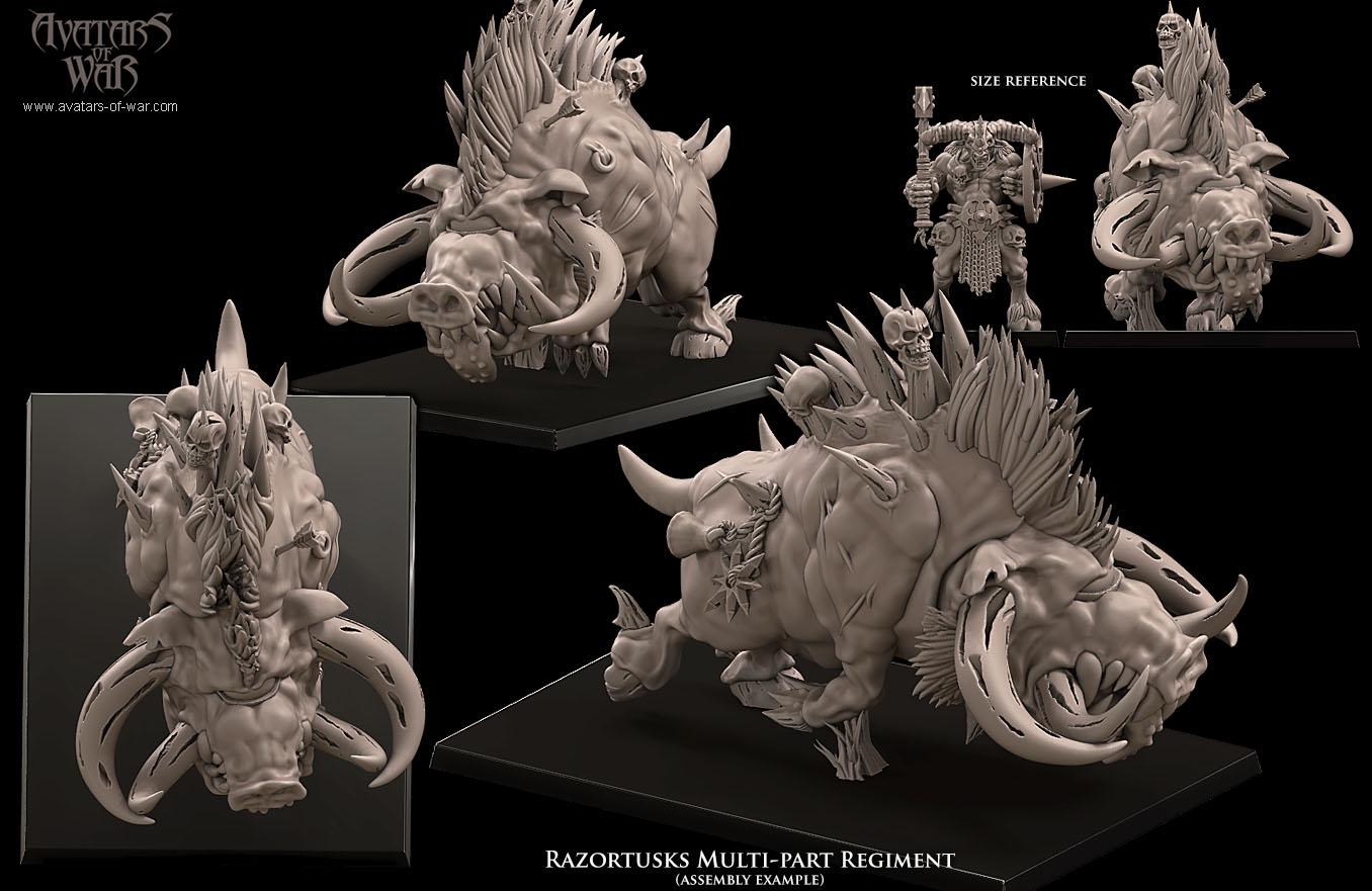 Avatars of War Razortusks - Fantasy / D&D (Custom Order) - product image 10 of 10