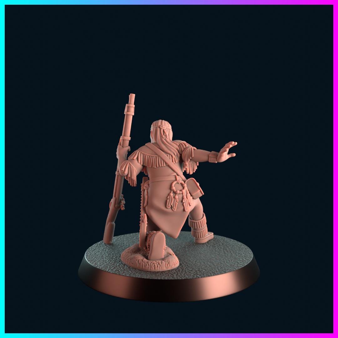 Kool Kiwi Napoleonic Dread - French Native Scout (Custom Order) - product image 4 of 4