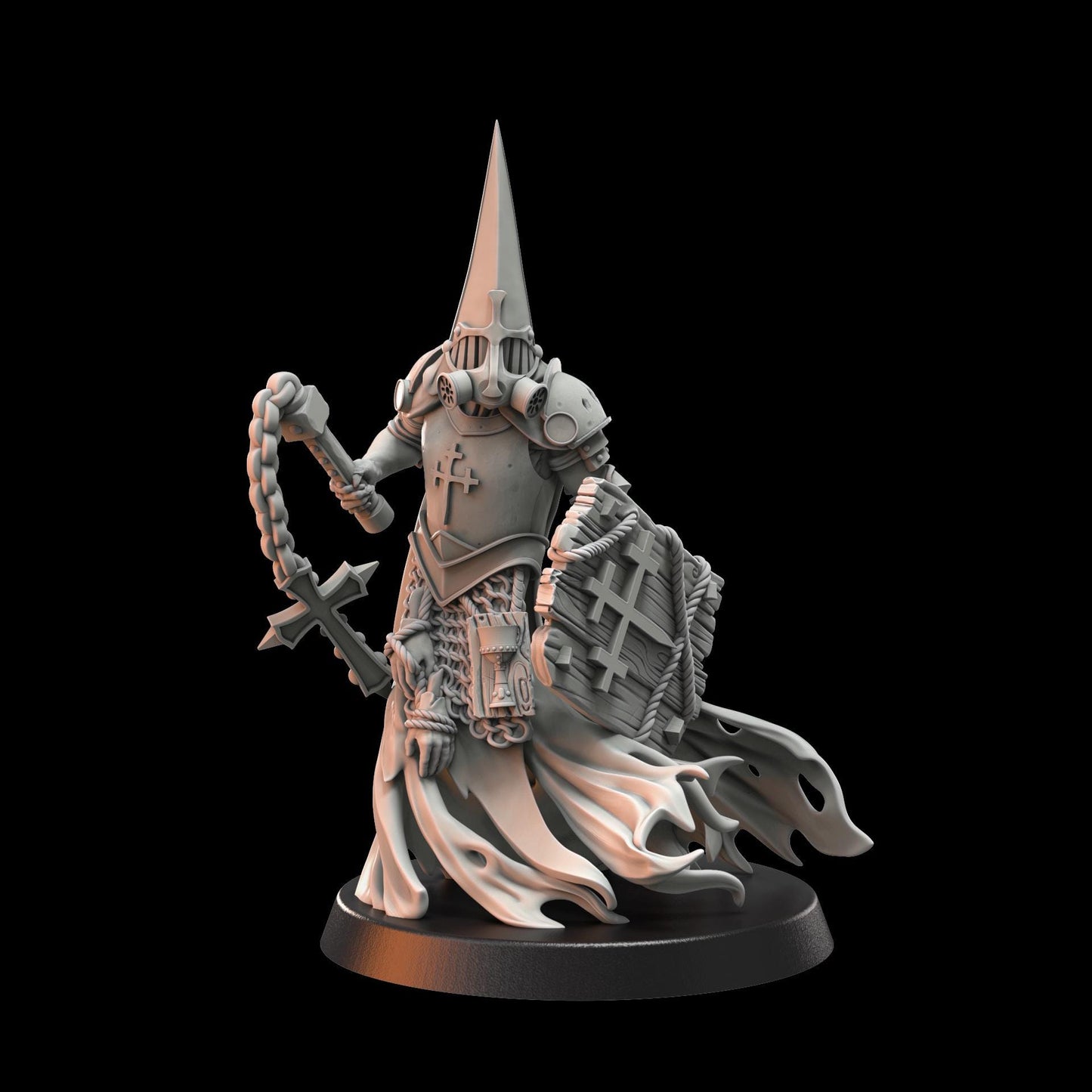 Crab Miniatures Wraith Pilgrims Flagellant - Trench Compatible (Custom Order) - product image 2 of 2