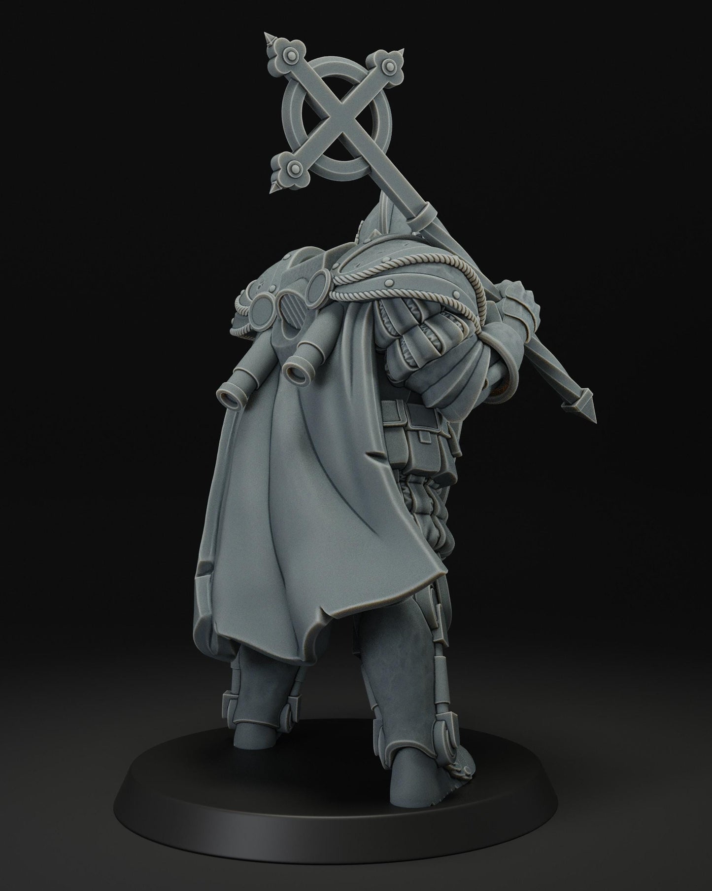 JK Remo Papal Heavy Melee Infantry with Mace and Shield - Trench Compatible (Custom Order) - product image 4 of 4