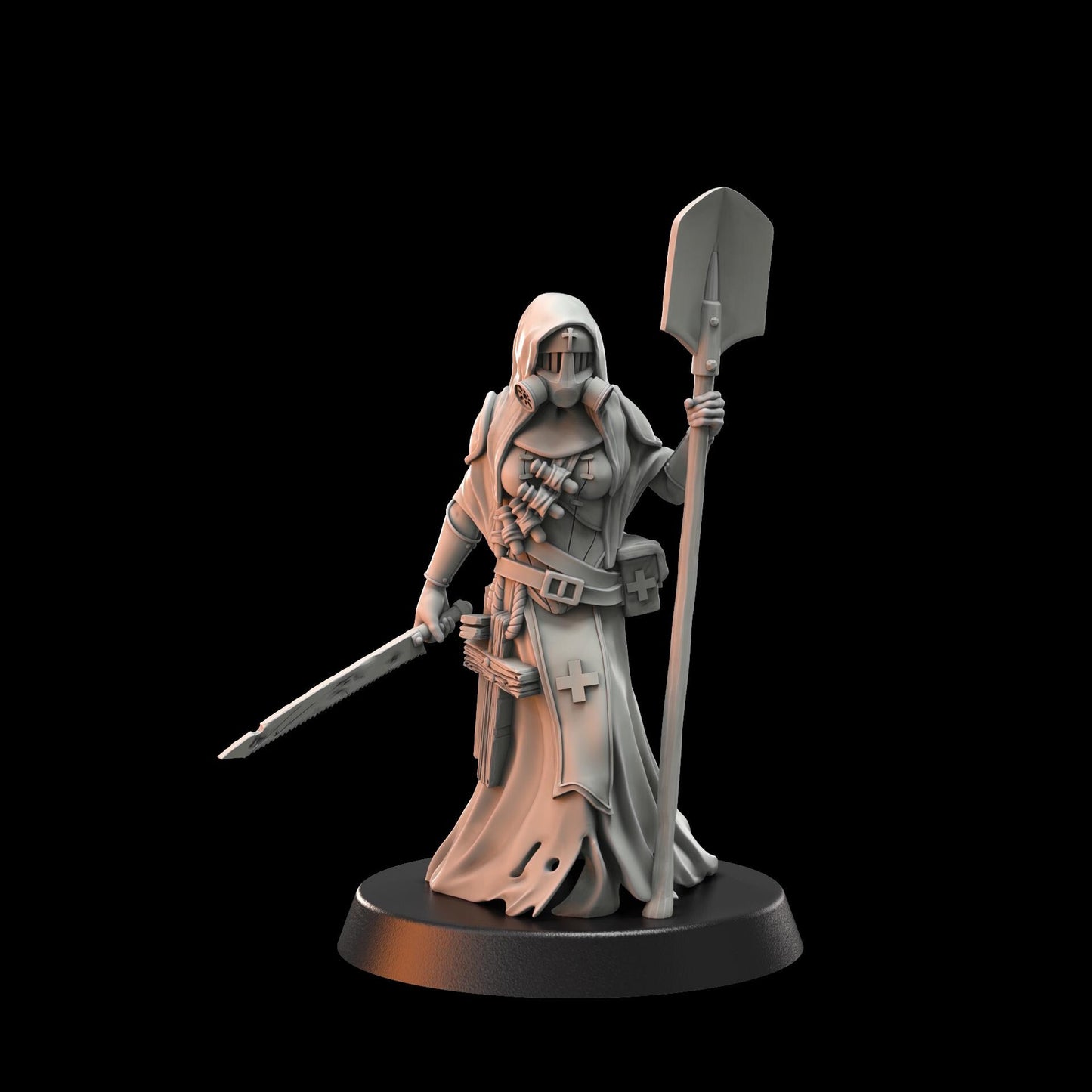 Crab Miniatures Wraith Pilgrims Medical Nun - Trench Compatible (Custom Order) - product image 2 of 2
