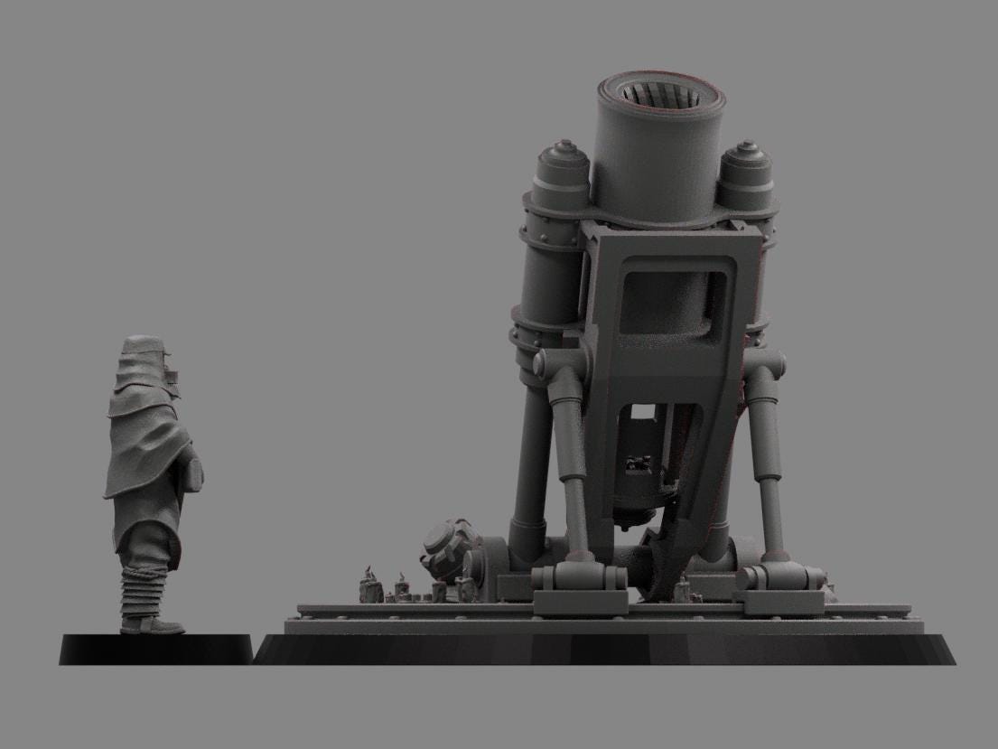 Sedivalle Oragaux Artilleur Rotary Mortar with Crew - Trench Compatible (Custom Order) - product image 3 of 3
