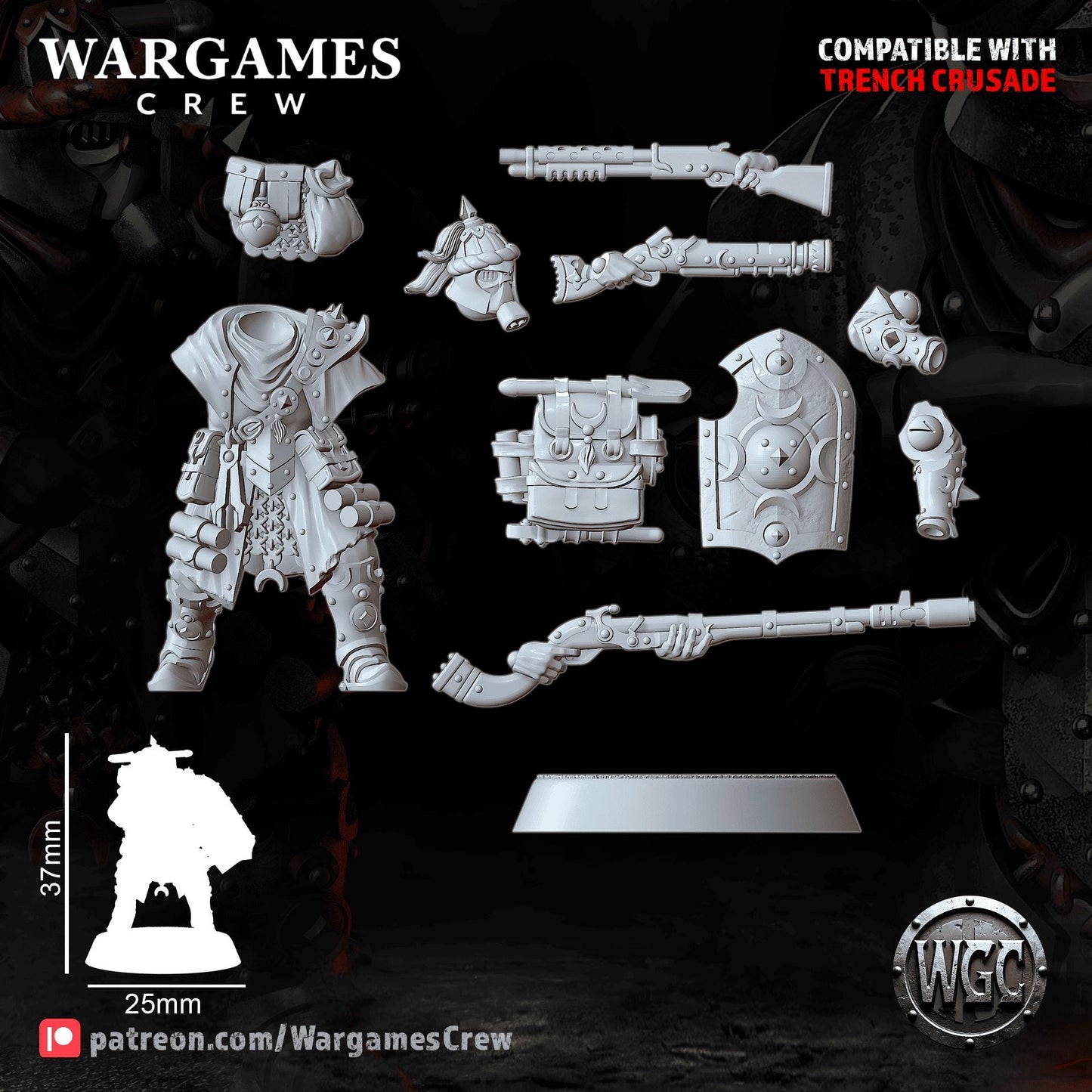 Wargames Crew Ironbrand Sappers - Trench Compatible (Custom Order) - product image 5 of 5