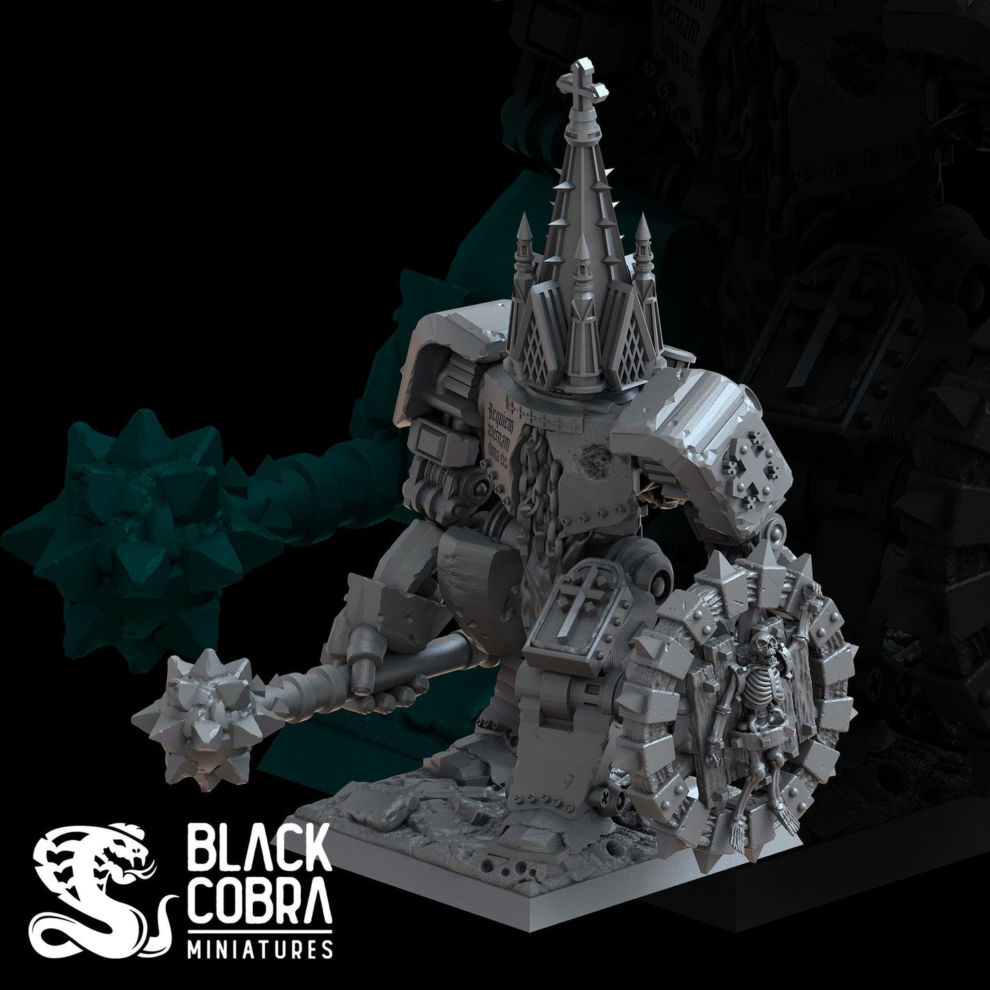 Black Cobra Miniatures Walking Sanctuary - Trench Compatible (Custom Order) - product image 3 of 3