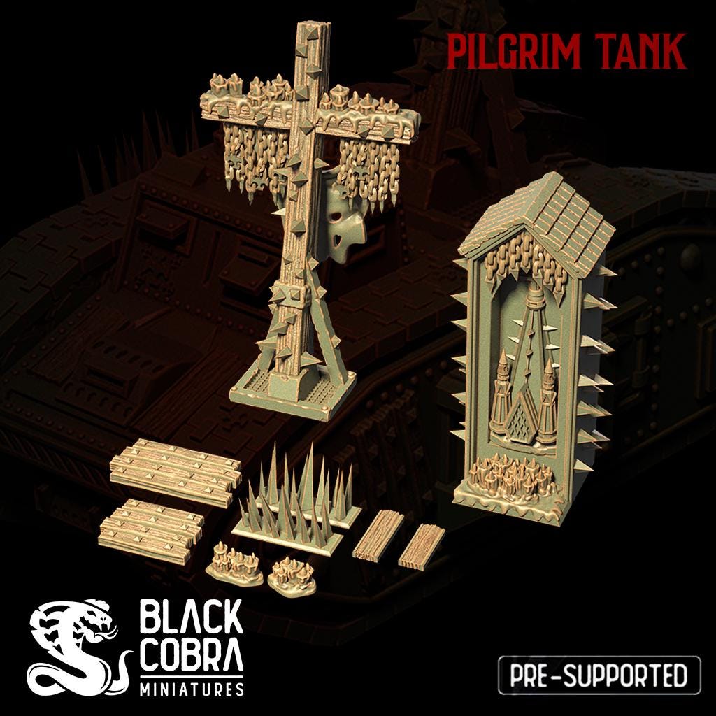 Black Cobra Miniatures Trench Tank - Trench Compatible (Custom Order) - product image 5 of 5