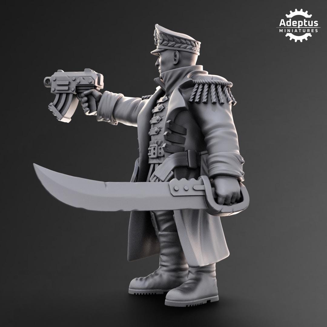 Adeptus Miniatures Commissar. Imperial Guard (Custom Order) - product image 3 of 3
