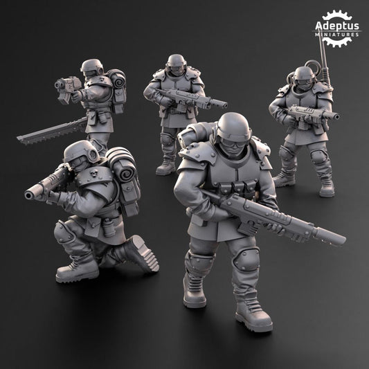 Adeptus Miniatures Ultima Troops Infantry Squad (Custom Order) - product image 2 of 6