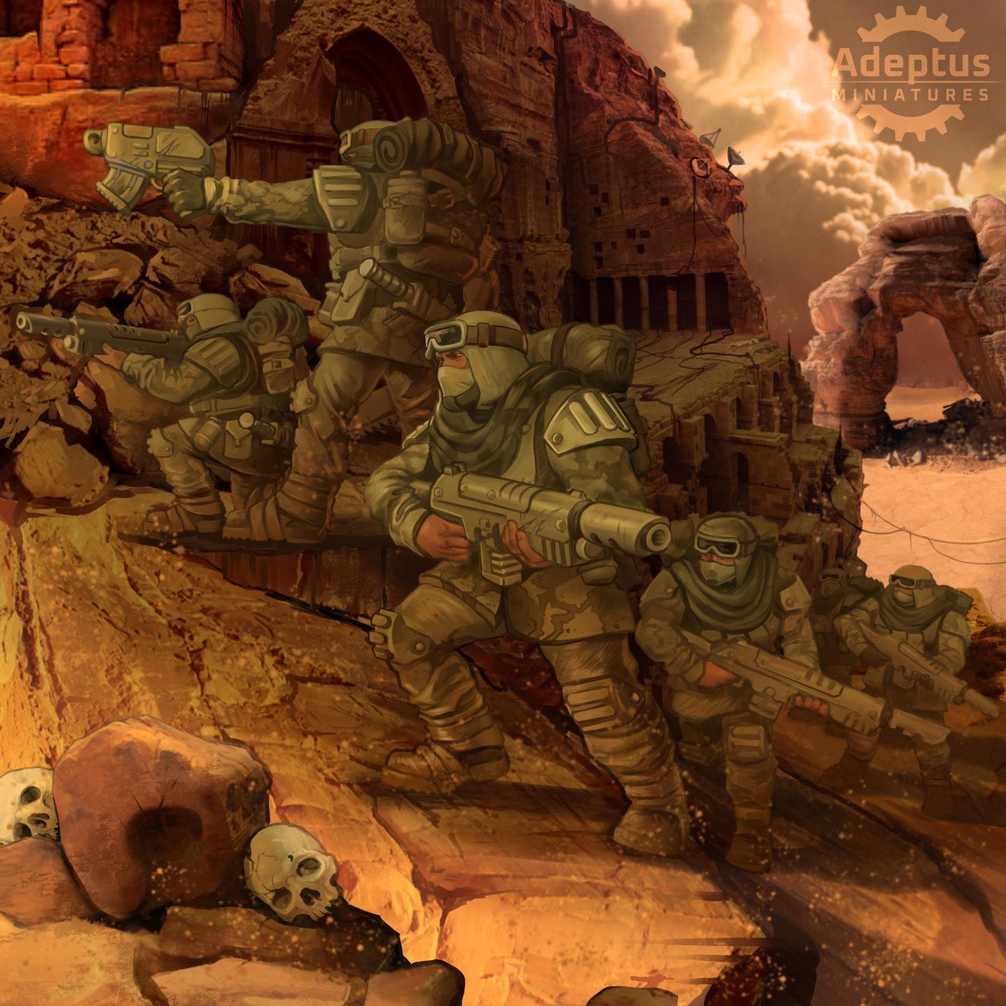 Adeptus Miniatures Khaleeth Regiment Snipers (Custom Order) - product image 6 of 6