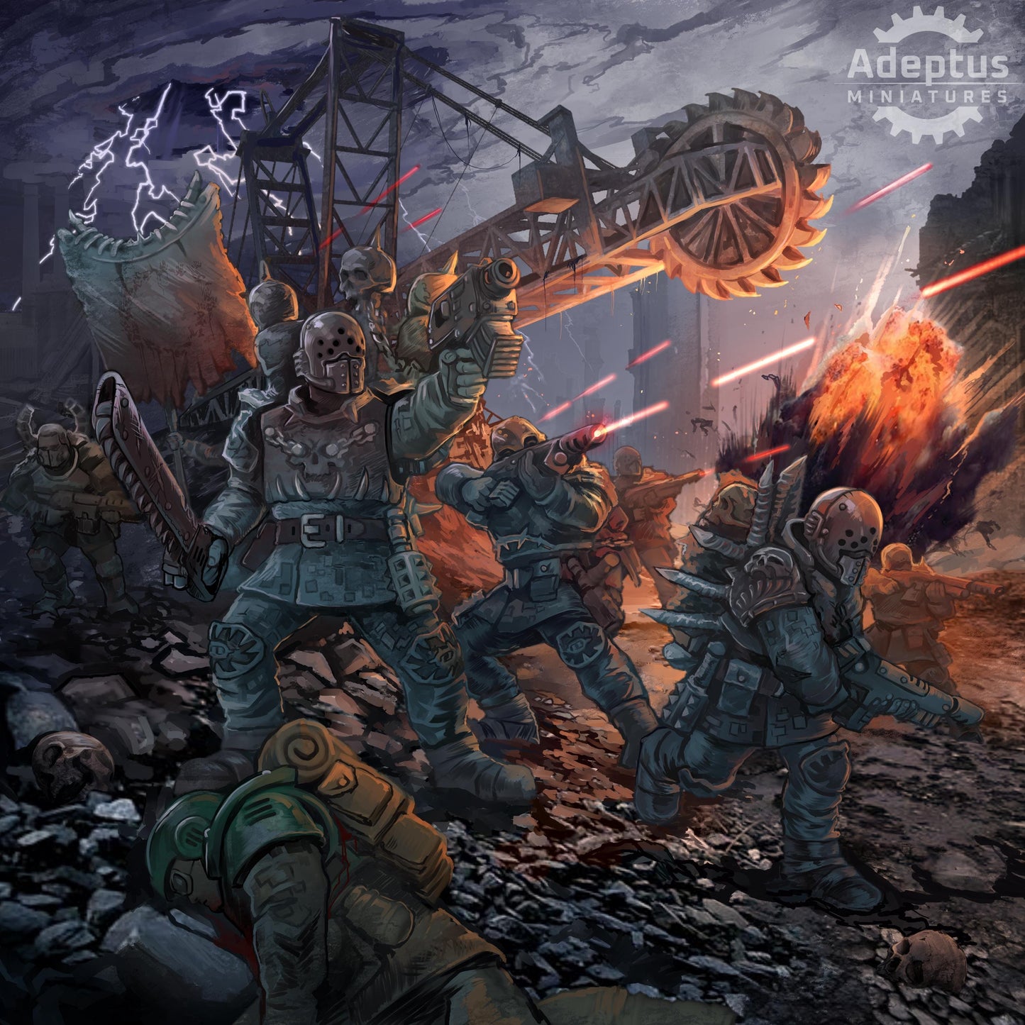 Adeptus Miniatures Dark Krocs. Special Weapons Renegades and Heretics (Custom Order) - product image 6 of 6