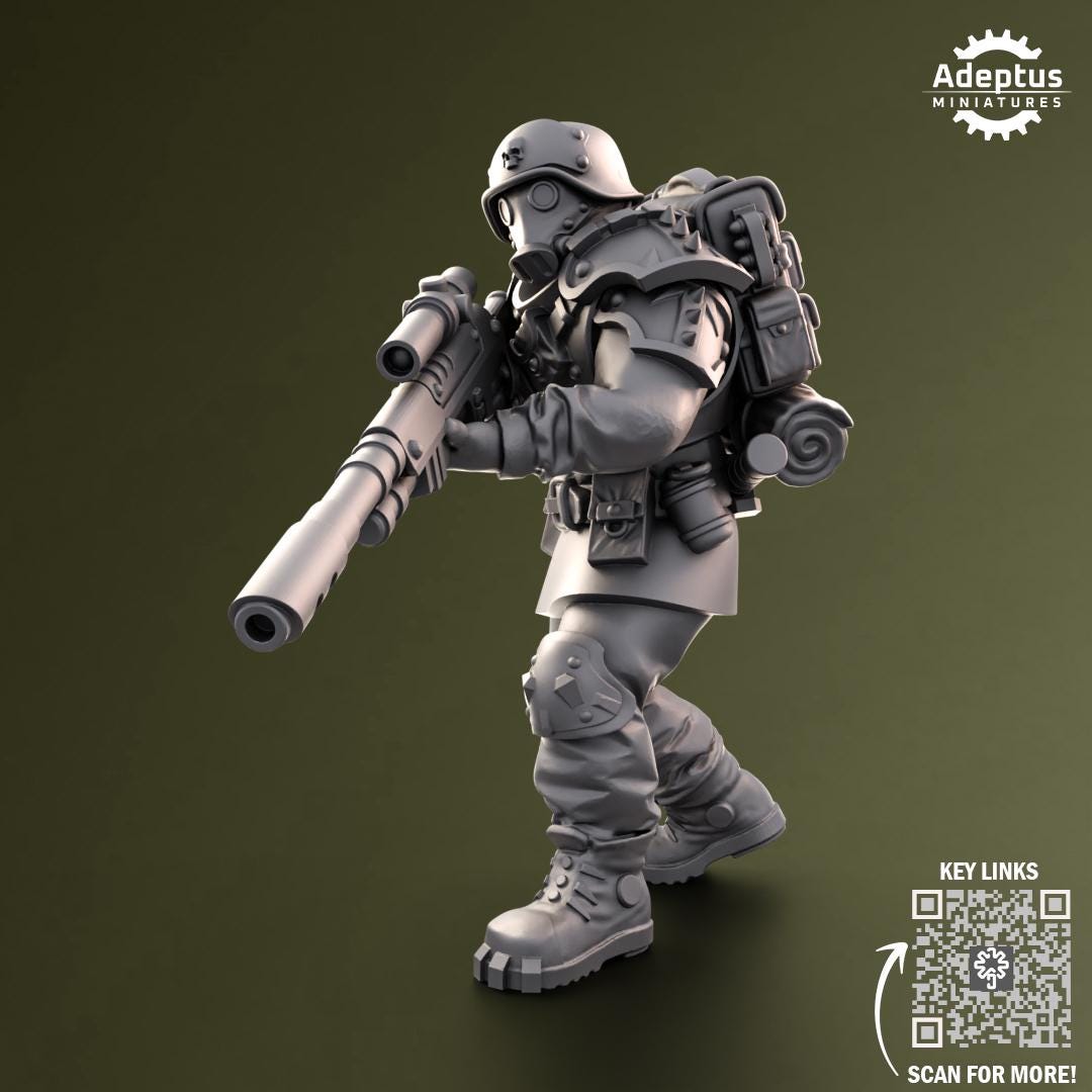 Adeptus Miniatures Grimstone Legion Snipers (Custom Order) - product image 5 of 5
