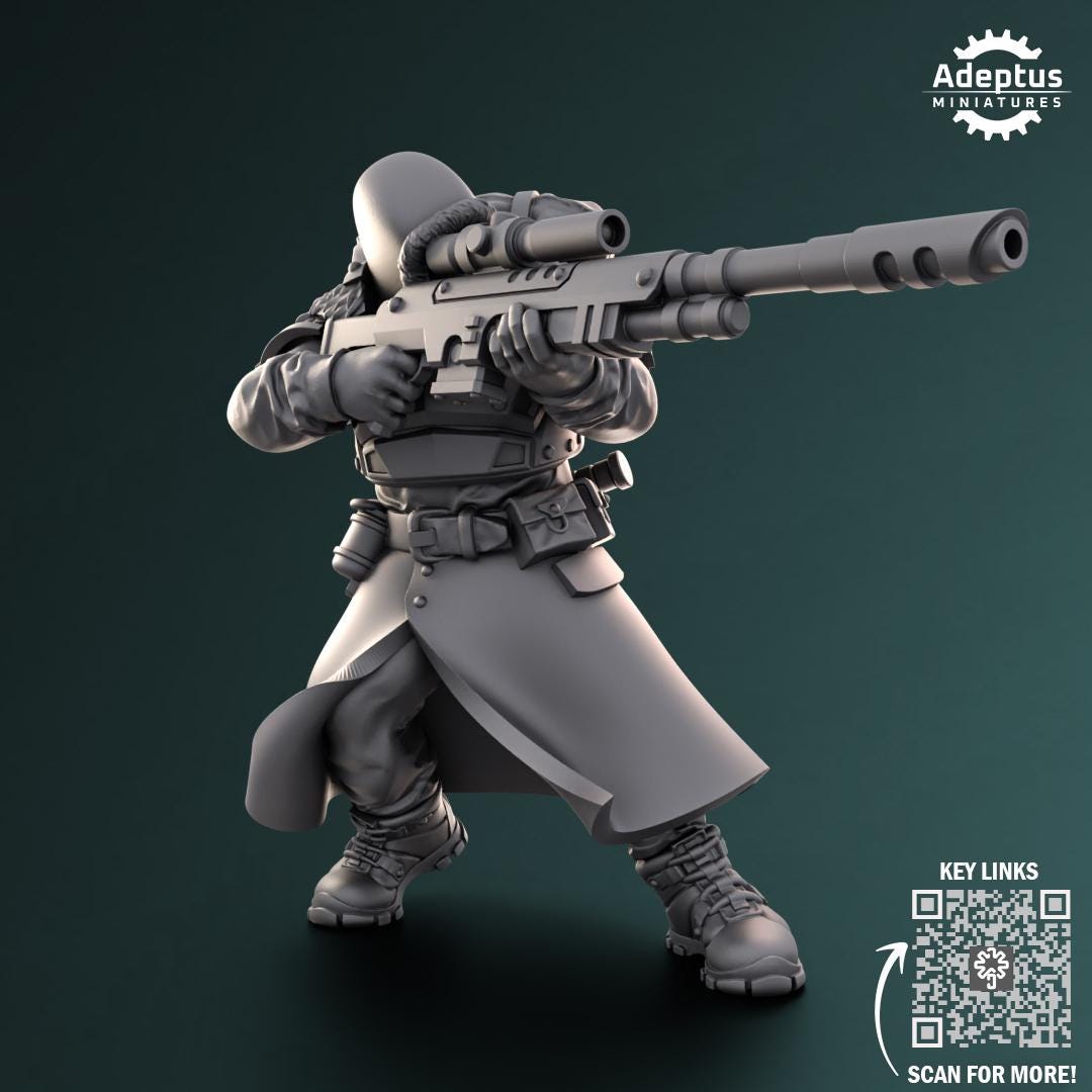 Adeptus Miniatures Frostguard Regiment Snipers (Custom Order) - product image 5 of 5