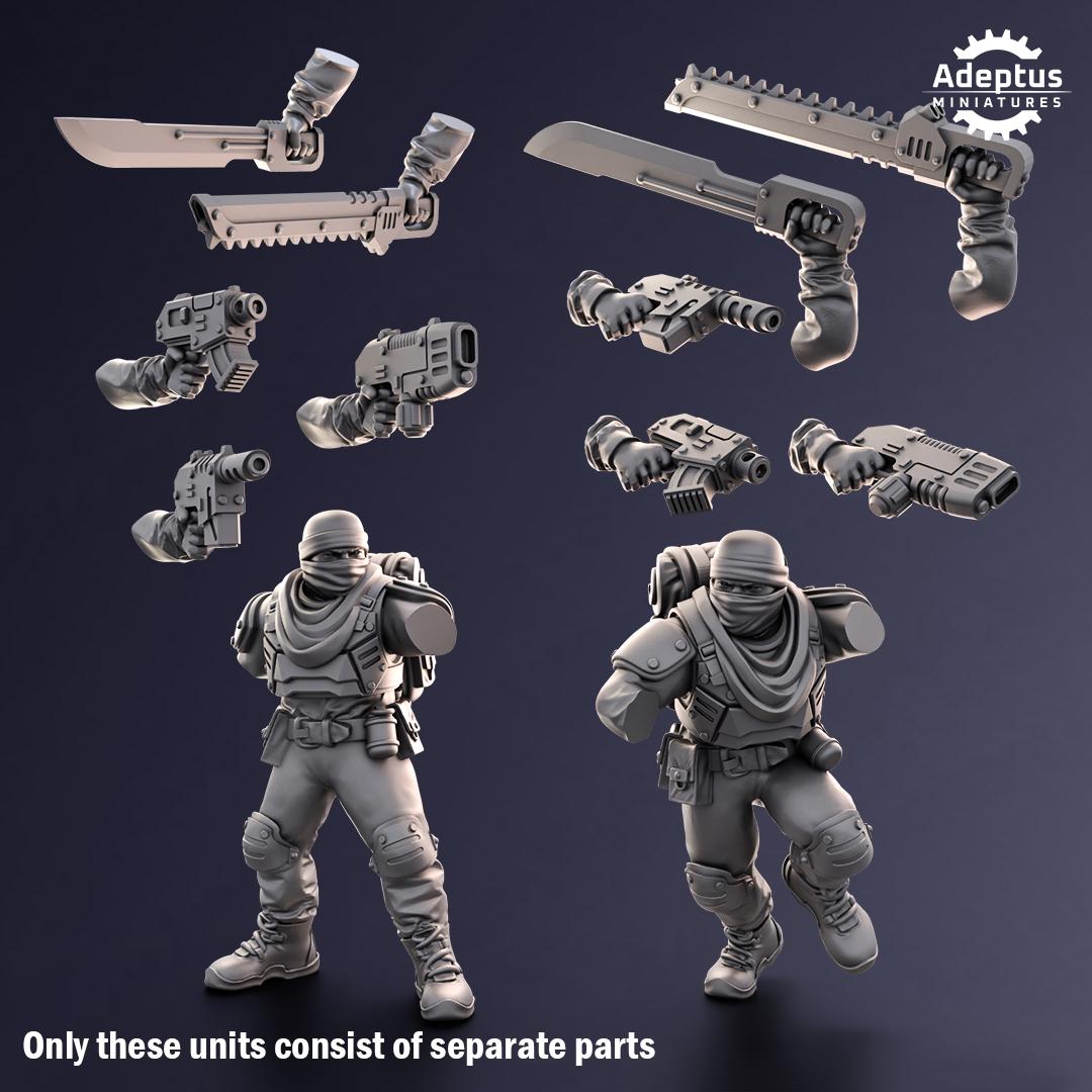 Adeptus Miniatures Sandshroud Battalion Infantry Squad (Custom Order) - product image 7 of 7