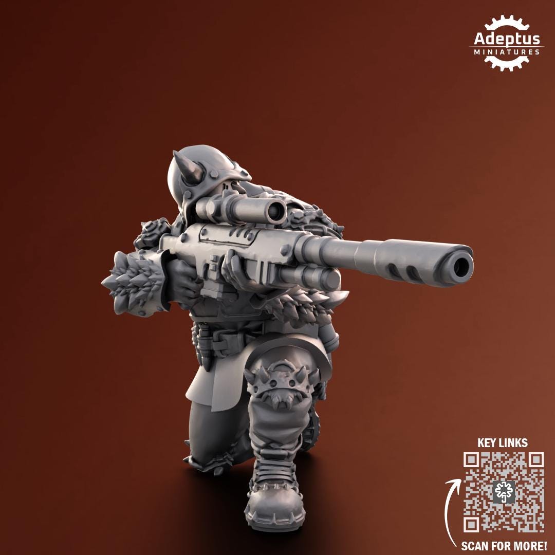 Adeptus Miniatures Twisted Horde. Renegades and Heretics Snipers (Custom Order) - product image 5 of 5