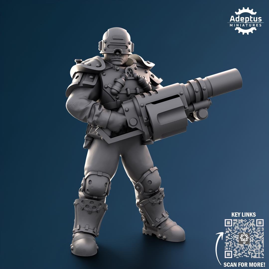 Adeptus Miniatures Greyplate Troops Special Weapons (Custom Order) - product image 5 of 5