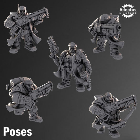 Adeptus Miniatures Emberguards. Dwarves (Custom Order) - product image 2 of 2