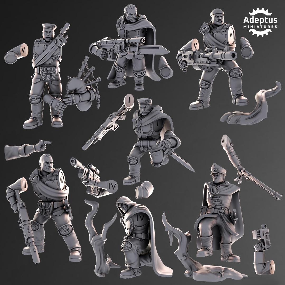 Adeptus Miniatures Vael’s Ghosts. Imperial Guard (Custom Order) - product image 3 of 3