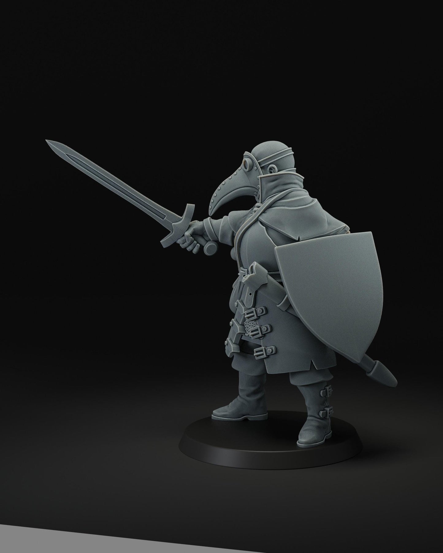 JK Remo Plague Doctor - Trench Compatible (Custom Order) - product image 3 of 3