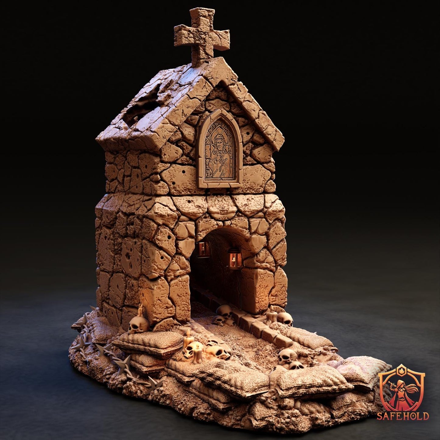 Sanctum Bunker Trench Dice Tower - Trench Compatible (Custom Order) - product image 4 of 4