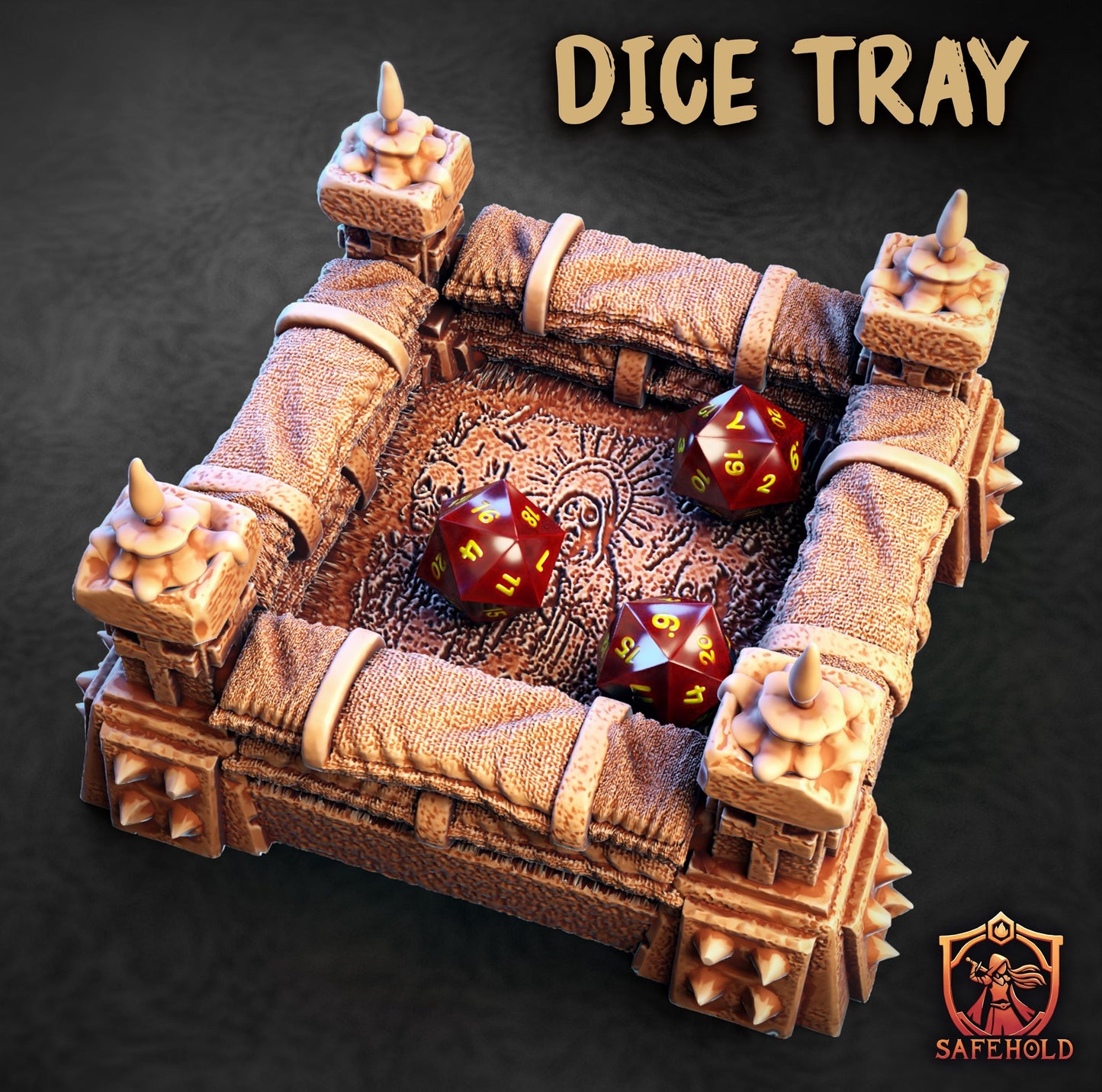 Sanctum Bunker Trench Dice Tray - Trench Compatible (Custom Order) - product image 2 of 2