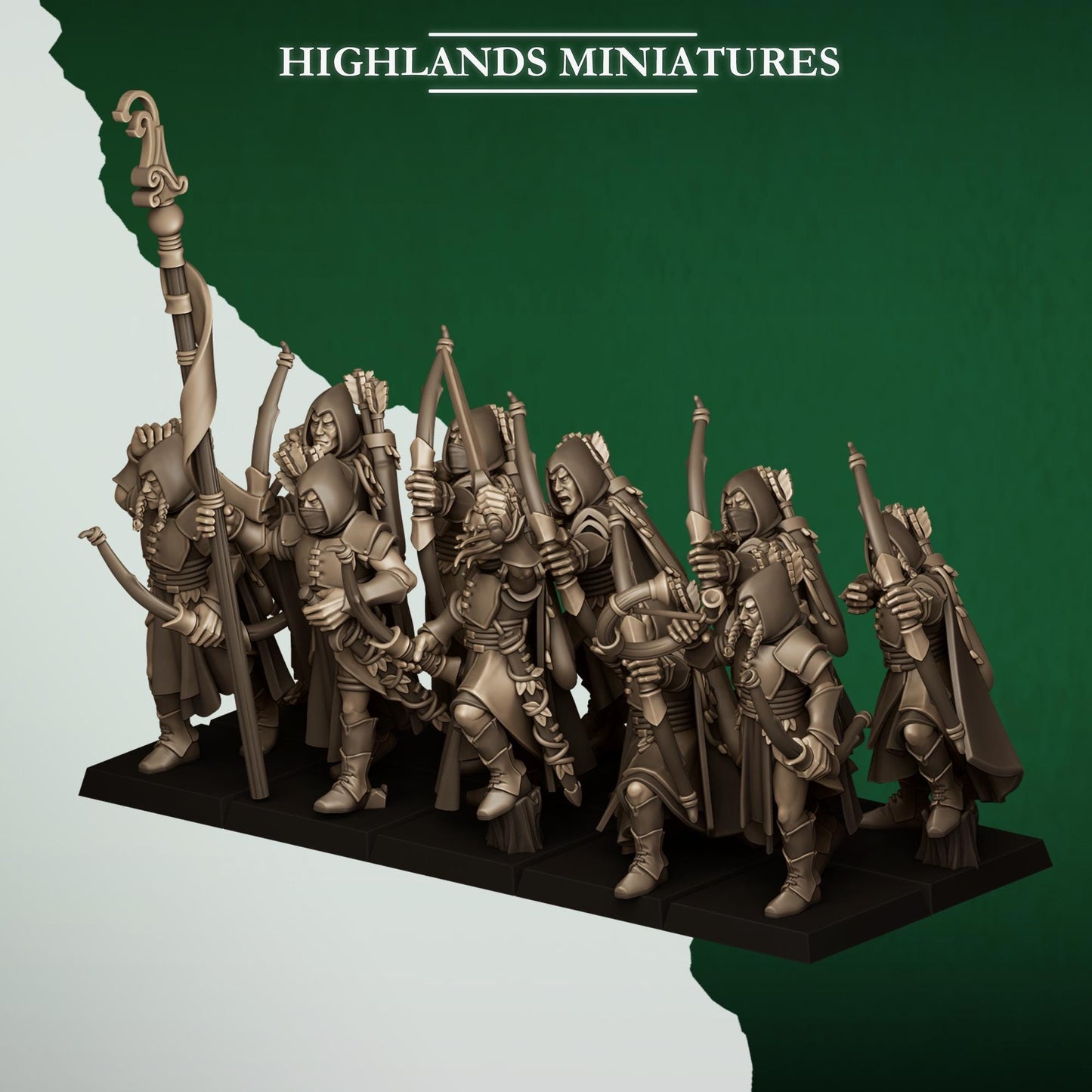 Highland Miniatures Feral Archers - Fantasy / D&D (Custom Order) - product image 3 of 3