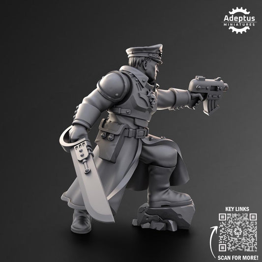 Adeptus Miniatures Commander Drake. Imperial Guard (Custom Order) - product image 2 of 4