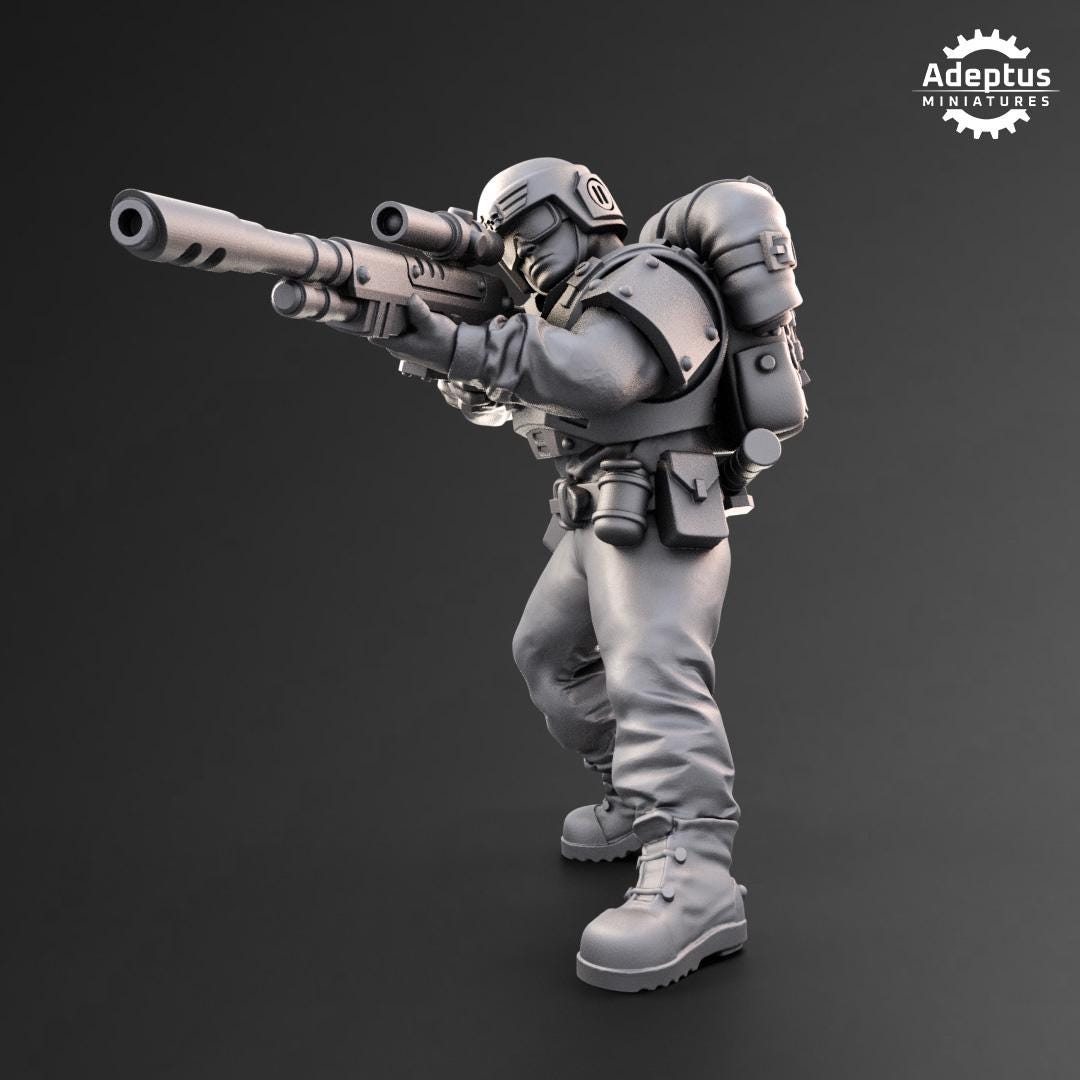 Adeptus Miniatures Warden Regiment Snipers (Custom Order) - product image 5 of 5