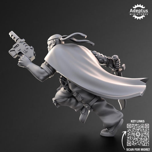 Adeptus Miniatures Commander Fang. Pose 2. Imperial Guard (Custom Order) - product image 2 of 3