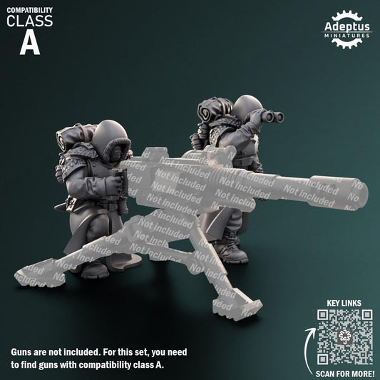 Adeptus Miniatures Frostguard Regiment Heavy Weapons Teams x3 (Custom Order) - product image 2 of 8