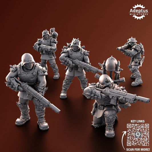Adeptus Miniatures Twisted Horde. Renegades and Heretics Infantry Squad (Custom Order) - product image 2 of 10