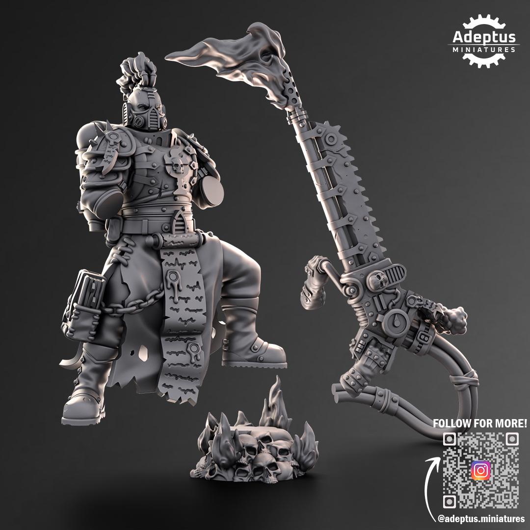 Adeptus Miniatures Fervent Preacher Imperial Guard (Custom Order) - product image 3 of 3
