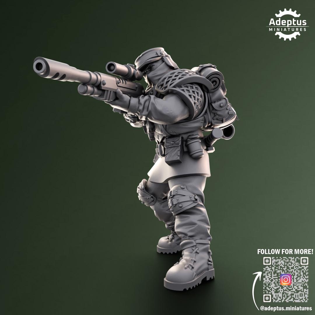 Adeptus Miniatures Sunscorch Regiment Snipers (Custom Order) - product image 5 of 5