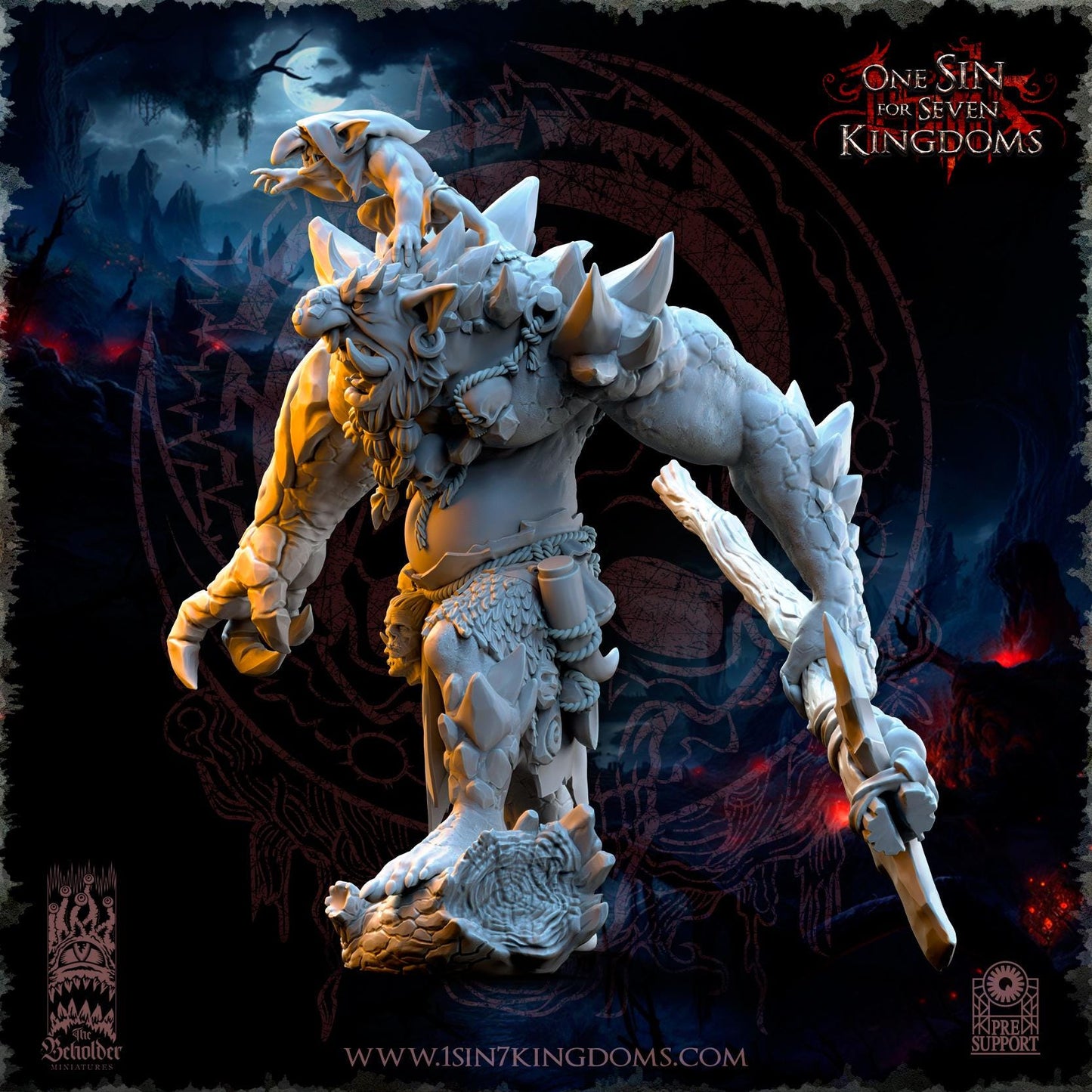 The Beholder Miniatures Krakham Elder of the Rocks - Fantasy / D&D (Custom Order) - product image 6 of 6