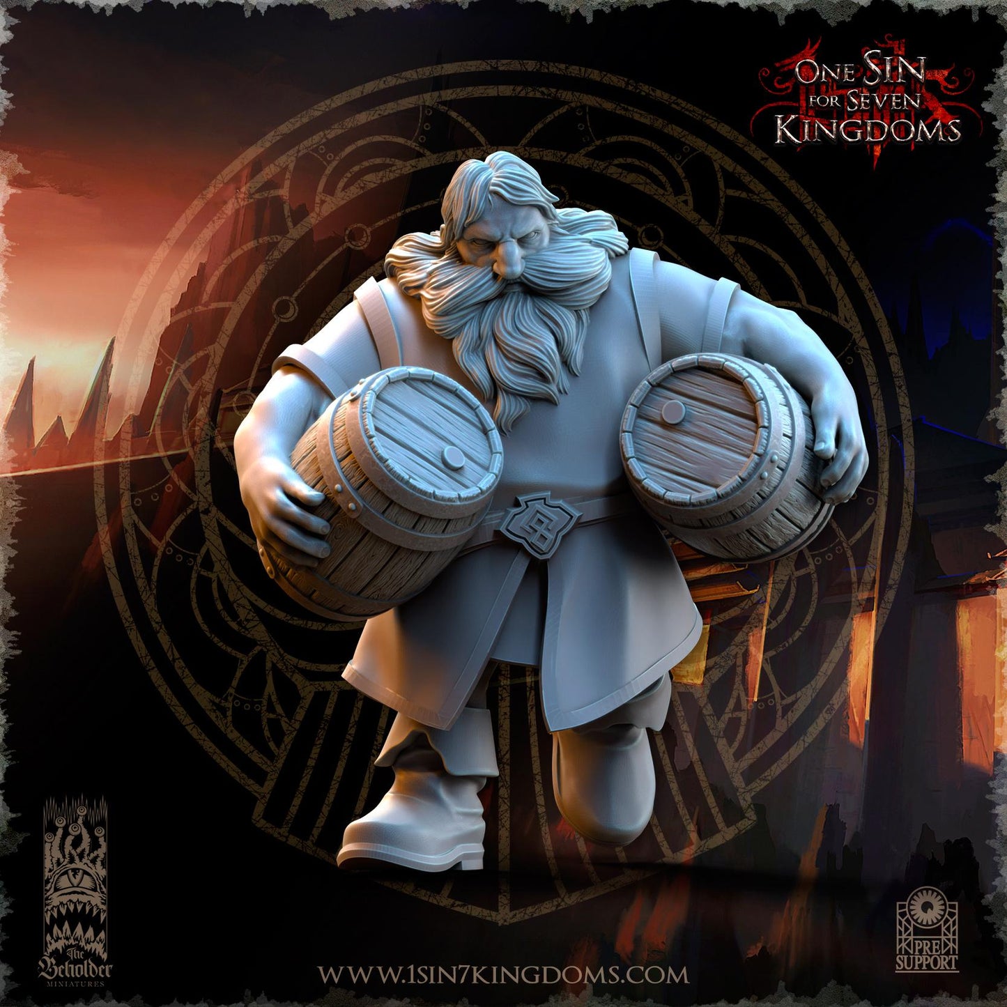 The Beholder Miniatures Dwarven Kingdoms Volcano Battery - Fantasy / D&D (Custom Order) - product image 10 of 10