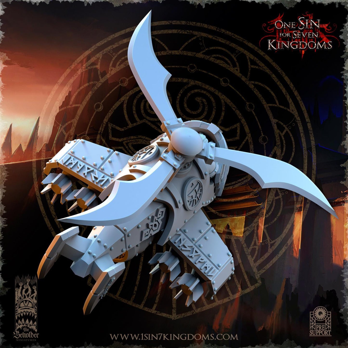 The Beholder Miniatures Dwarven Kingdoms Grievance Redeemer - Fantasy / D&D (Custom Order) - product image 6 of 6