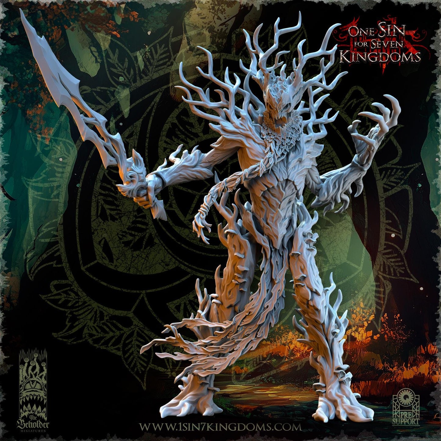 The Beholder Miniatures Ohru, Tree Shepherd - Fantasy / D&D (Custom Order) - product image 7 of 7