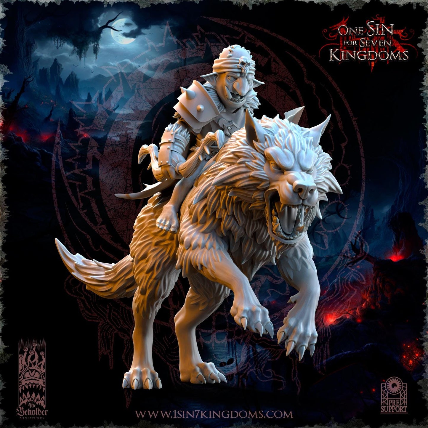 The Beholder Miniatures The Black Horde Goblins Desert Riders Archers - Fantasy / D&D (Custom Order) - product image 6 of 6