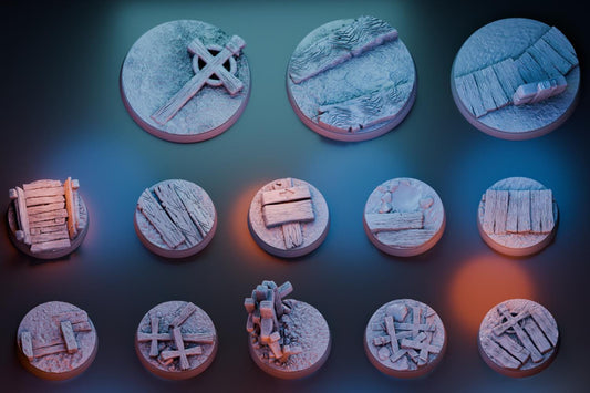 Saints from Trenches Trench Bases - Trench Compatible (Custom Order) - product image 2 of 2