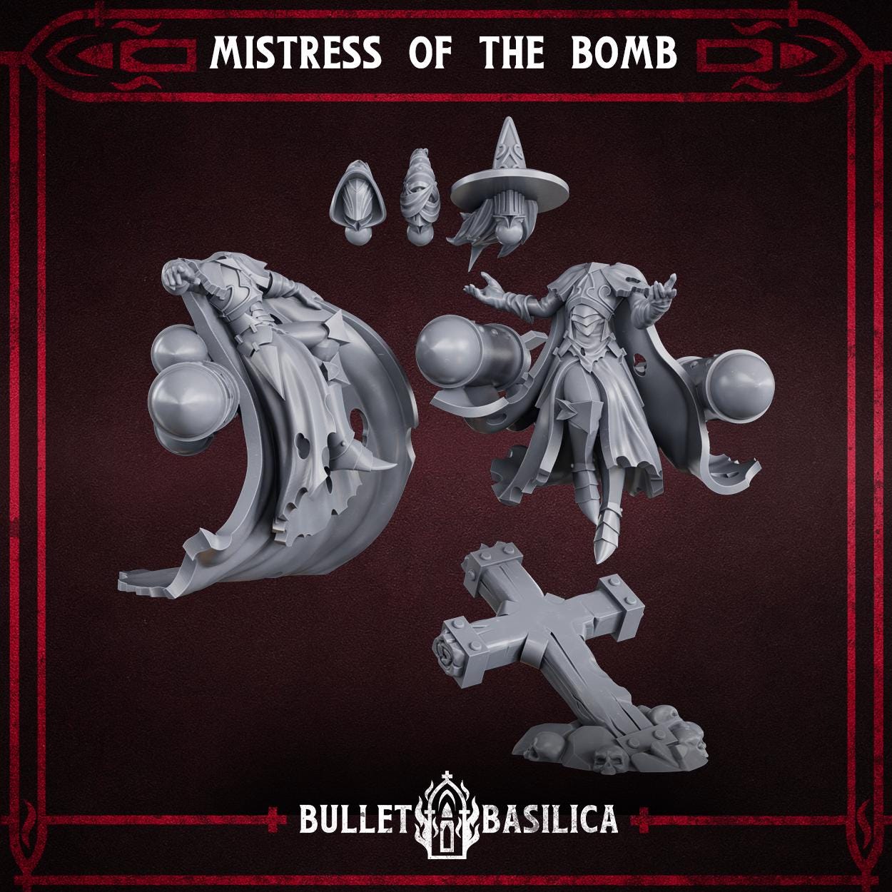 Bullet Basilica Mistress of the Bomb (HQ) - Trench Compatible (Custom Order) - product image 3 of 3
