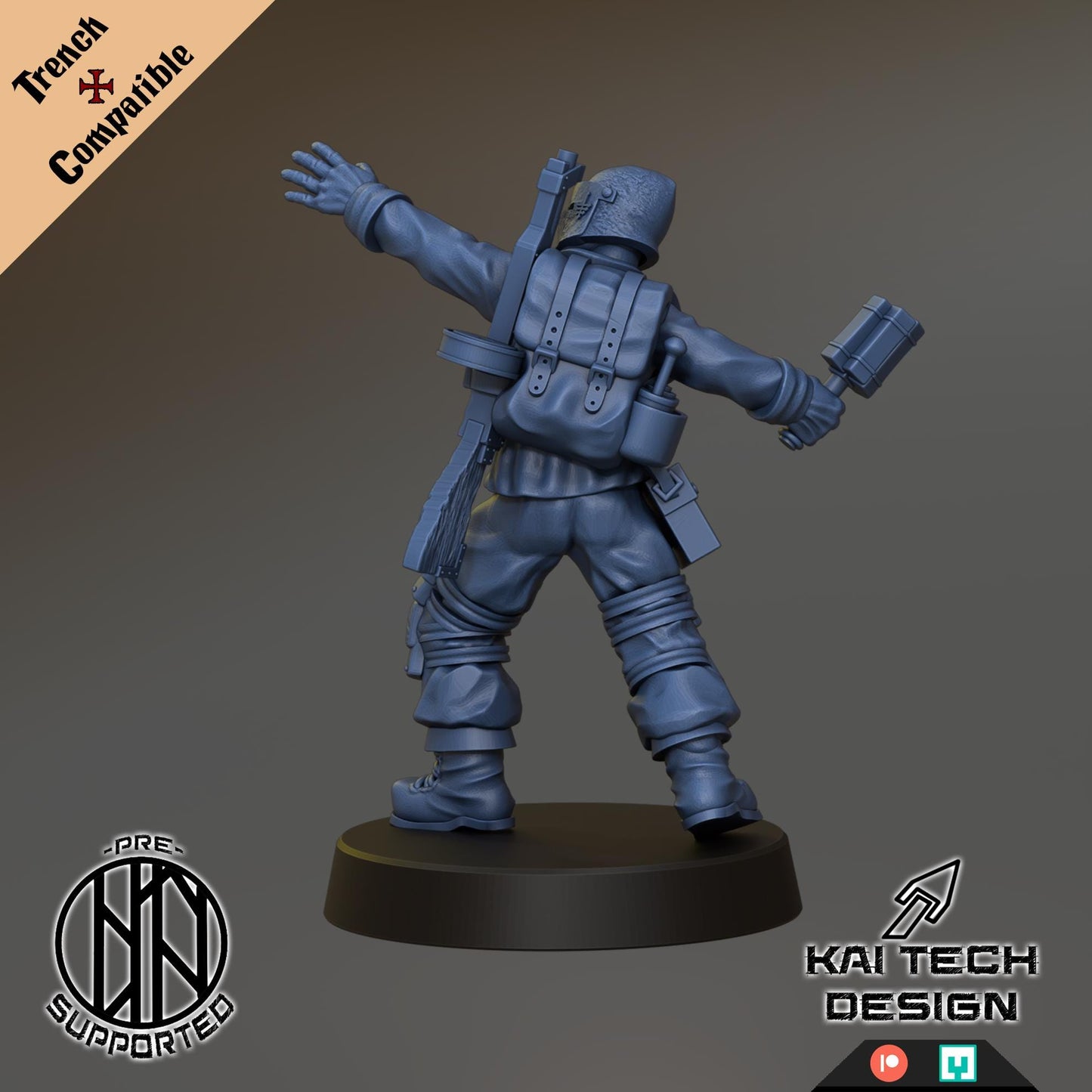Kaitech Antioch Combat Engineer - Trench Compatible (Custom Order) - product image 2 of 2
