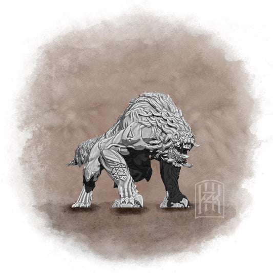 KzK Minis Trench Wars - The Qarīn-Kumun - Keshikten Jezail and Spear (Custom Order) - product image 2 of 3