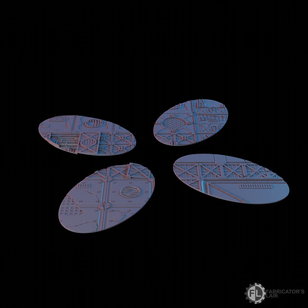 170x105mm Oval-Bases-Gothic-City-style